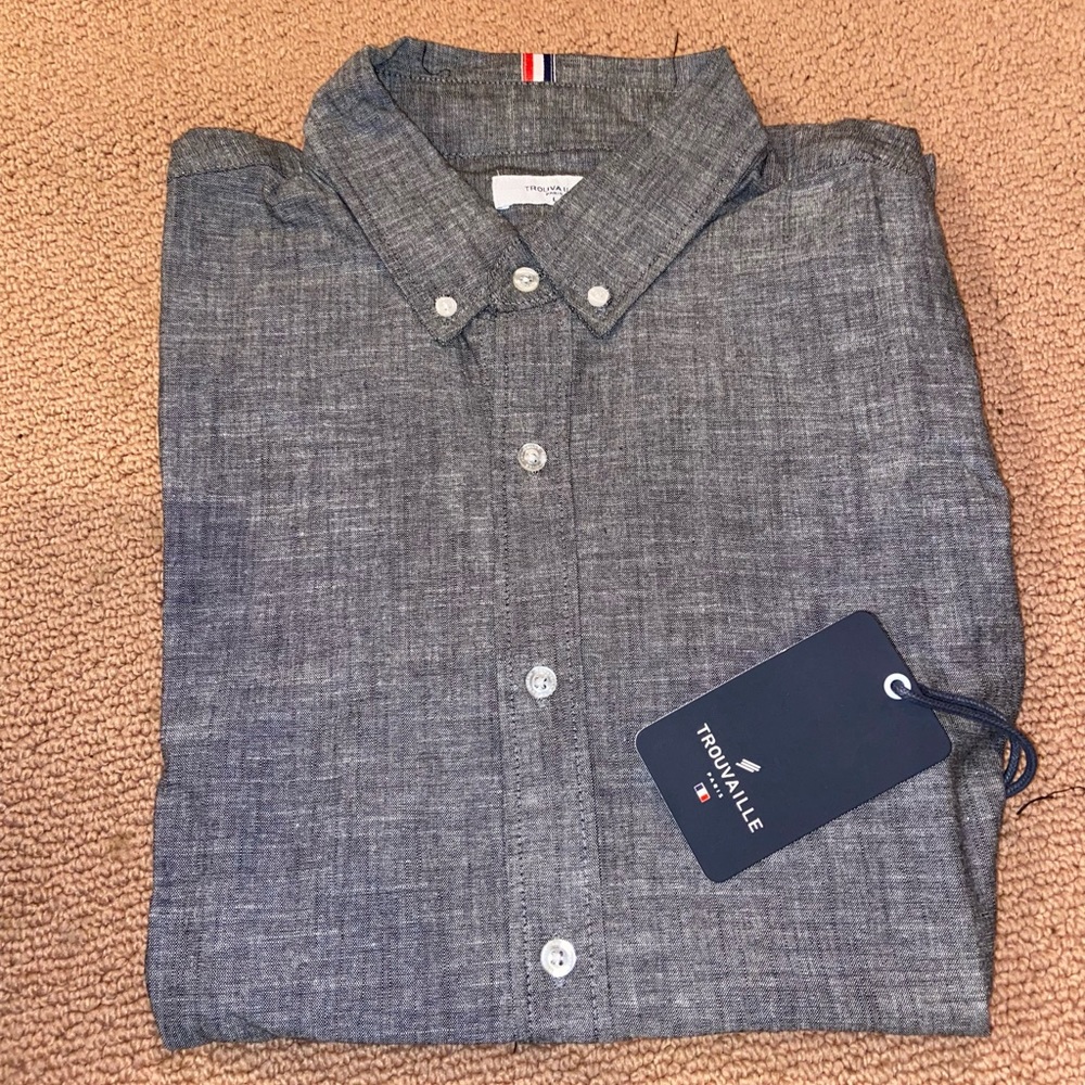 NWT Trouvaille Paris Button Down